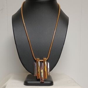 Avon Gold and Silver Pendant Necklace